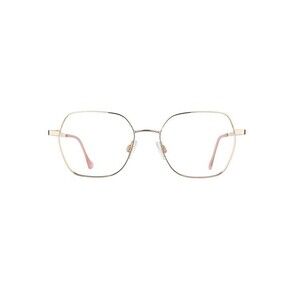 Look Sleek Metallic Optical Frames With Geometric Shape - NWT